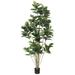 Vickerman 459621 - 7' Potted Rubber Tree W/148 Lvs-Green (TB170784) Generic Home Office Tree