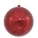 Vickerman 465219 - 10" Burgundy Shiny Mercury Ball Christmas Tree Ornament (M166765)