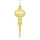 Vickerman 475591 - 8" Gold Shiny Finial Christmas Tree Ornament (3 pack) (N174508D)