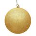 Vickerman 481387 - 2.75" Honey Gold Plastic Glitter Ball Christmas Tree Ornament (12 pack) (N590737DG)