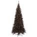 Vickerman 432419 - 4.5' x 24" Black Slim Fir Tree with 200 Clear Lights Christmas Tree (K161646)