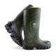 Robust Safety Boots for Men and Women with Toecap and Safety Sole, Metal Free, Work Boots Fishing, Feather Light, Non-Slip, Winter Boots Insulating Down to - 40 Degrees, Green, UK 9 Mens Size