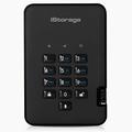 iStorage diskAshur2 HDD 3TB Black - Secure portable hard drive - Password protected - Dust & water resistant - Hardware Encryption