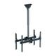 Allcam CM946 Double Twin Heavy Duty TV Bracket Ceiling Mount Tilt Swivel Level Adjustment, Drop Height 560-910mm suits most 23-70" LCD/LED TVs