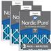 Nordic Pure 18x25x2 Pleated MERV 7 Air Filters 3 Pack