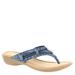 Minnetonka Silverthorne Thong - Womens 5 Blue Sandal Medium