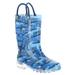 Western Chief Shark Chase Lighted - Boys 12 Toddler Blue Boot Medium