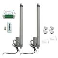 ECO-WORTHY 2pcs 14 Inch Heavy Duty Linear Actuator 12V 1500N Motor + Wireless Remote Controller + Brackets