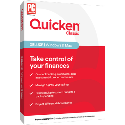 Quicken Deluxe Personal Finance Software