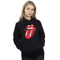 Rolling Stones Women's Classic Tongue Hoodie Medium Black