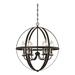 Westinghouse 633904 - 6 Light Oil Rubbed Bronze with Highlights Outdoor Chandelier Fixture (6 Light Stella Mira Chandelier, Oil Rubbed Bronze Finish with Highlights)