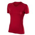 FALKE Damen Warm Comfort Fit W S/S SH Baselayer-Shirt, Rot (Ruby 8830), XS