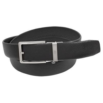 Florsheim 34mm Leather Track Belt Black 32 Leather