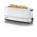 Severin at 2232 Long Slot Toaster, 800 W, White/Grey