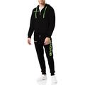 Givova, suit king, black/green fluo, 3XL