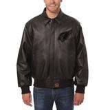 Men's JH Design Black Arizona Cardinals Tonal Leather Jacket