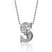 Women's Alex Woo Seattle Mariners Little Logo 14kt White Gold & Diamond Necklace