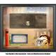 Notre Dame Fighting Irish Framed Collage Shadow Box with Wooden Bench from Stadium - Random Number