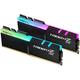 G.SKILL F4-3200C16D-16GTZR Trident Z RGB Series 16 GB (8 GB x 2) DDR4 3200 MHz PC4-25600 CL16 Dual Channel Memory Kit - Black with full length RGB LED light bar