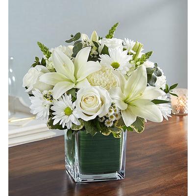1-800-Flowers Everyday Gift Delivery Healing Tears All White Medium | Happiness Delivered To Their Door