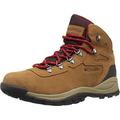 Columbia Women's Newton Ridge Plus WP Amped waterproof mid rise hiking boots, Brown (Elk x Mountain Red), 6.5 UK
