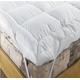 EXTRA DEEP 4" (10 cm) LUXURY Duck Feather and 15% Down Mattress Topper By Viceroybedding (Single)