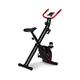 Ultrasport F-Bike, F-Rider Basics, Bicycle Trainer, Fitness Bike LCD Training Computer, Foldable Exercise Bike, Maximum User Weight 110kg, Pulse Measurement, 8 Resistance Levels, Trim Wheel, Black