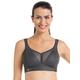 Anita Women's Non-Wired Padded Sports Bra 5544 Anthracite 38 A