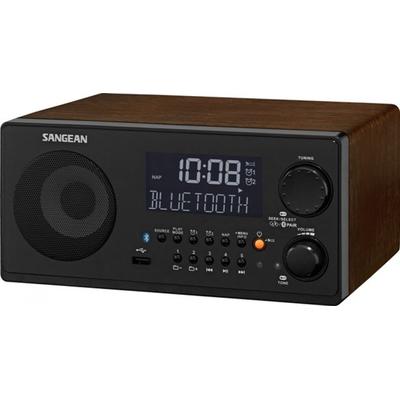 Sangean AM/FM-RDS/Bluetooth Wireless/USB Digital Tuning Receiver Walnut WR-22WL