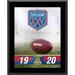 New York Giants vs. Buffalo Bills Super Bowl XXV 10.5" x 13" Sublimated Plaque