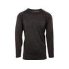 MidwayUSA Men's Lightweight Merino Wool Long Sleeve Base Layer Shirt, Black SKU - 546299