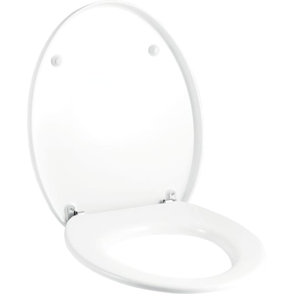 Geberit (Keramag) Cleo WC-Sitz mit Deckel, abnehmbar 573660000, weiss 573660000 Image