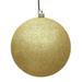 Vickerman 457450 - 2.75" Gold Plastic Glitter Ball Christmas Tree Ornament (12 pack) (N590708DG)