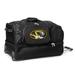 MOJO Missouri Tigers Black 27'' 2-Wheel Drop Bottom Rolling Duffel Bag