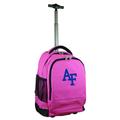 MOJO Pink Air Force Falcons 19'' Premium Wheeled Backpack