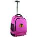 MOJO Pink Chicago Blackhawks 19'' Premium Wheeled Backpack