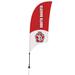 South Dakota Coyotes 7.5' Razor Feather Stake Flag