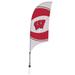 Wisconsin Badgers 7.5' Swirl Razor Feather Stake Flag