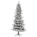 Vickerman 498224 - 9' x 51" Artificial Flocked Kiana Pine 700 Warm White LED Lights Christmas Tree (K173181LED)