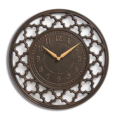 Quatrefoil Clock - Weathered Zinc - Frontgate