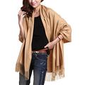 Novawo Extra Large 78"x27" Cashmere& Wool Blend Shawl Wrap Scarf for Men Women (8 Colors)