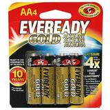 Eveready 02889 - AA Cell 1.5 volt Gold Alkaline Battery (4 pack) (A91BP-4)