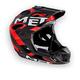 MET HELM PARACHUTE GR.M 54-58CM BLACK/RED