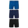 Bjorn Borg Men's Shorts Sammy Solid Boxer, Blue (Skydiver), M (Pack of 3)