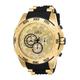 Invicta Men Analog Quartz Watch with Silicone Polyurethane Stainless Steel Strap 25507