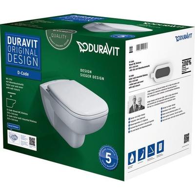 Duravit D-Code WC-Set wandhängend 359x545x410 mm - 45700900A1 45700900A1 Image