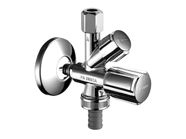 "Schell Kombinations Eckventil QUICK für 1/2" Steckadapter chrom 035040699" Image