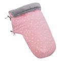 JYOKO Kids Universal Baby Blanket Footmuff (Pink Sparkles, Teddy-Fleece)