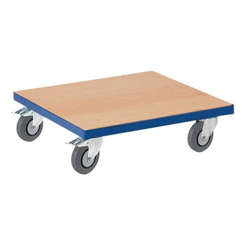 Kistenroller blau, ROLLCART, 50x19x50 cm