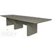 144" x 48" Custom Boat-Shaped Meeting Table